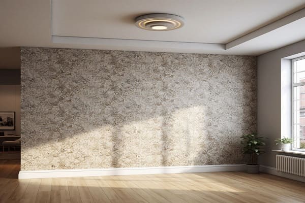 Поклейка виниловых обоев на стены и потолок