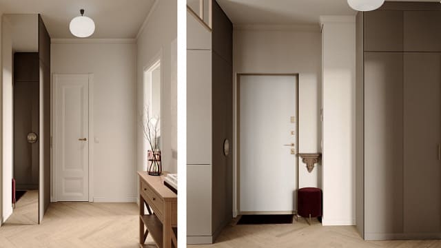 Коридор внутренняя отделка Коридор внутренняя отделка